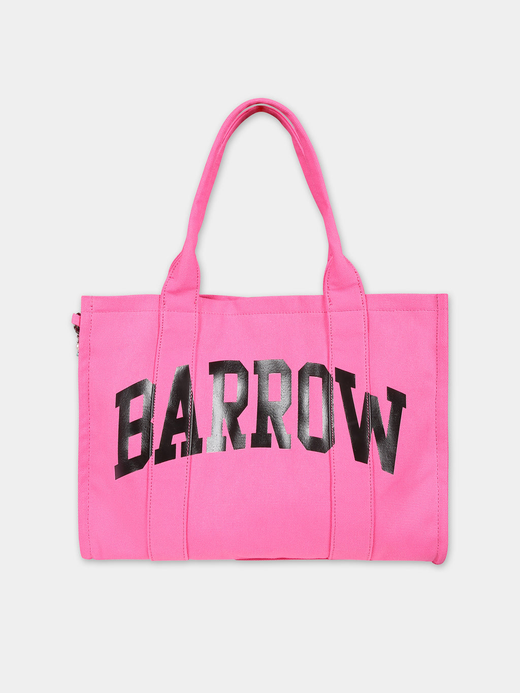 Borsa fucsia per bambina con logo e smile